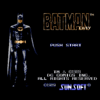 Batman - Easy Title Screen